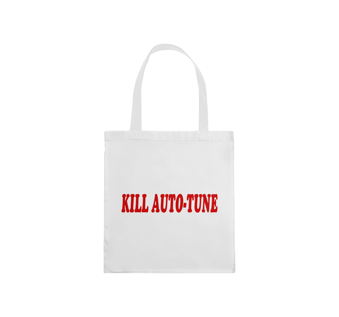 Totebag Kill Auto tune white