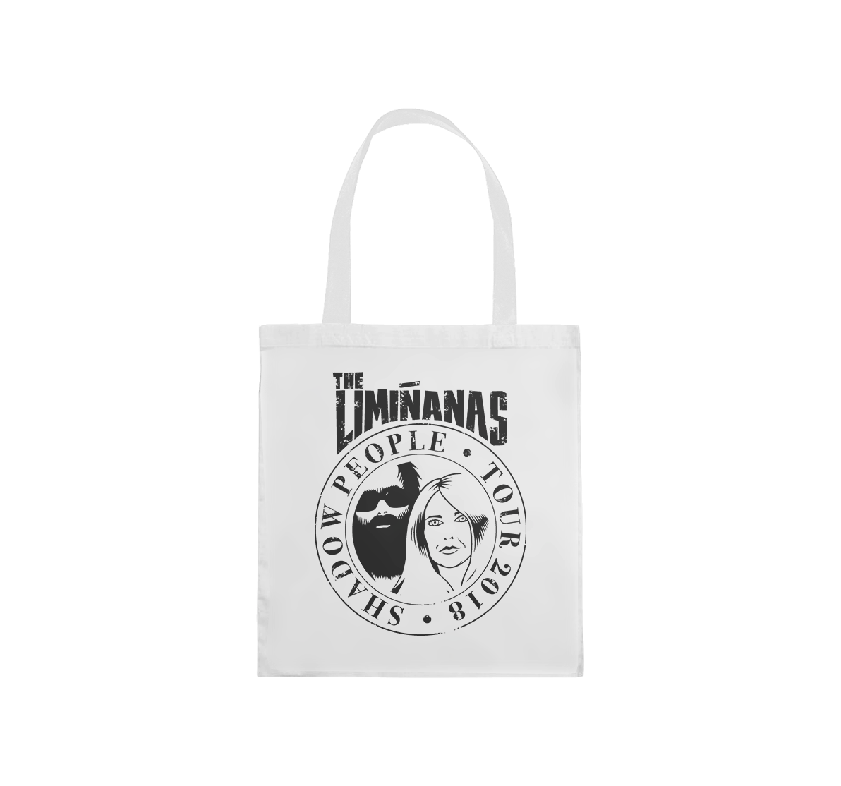 Totebag Shadow People Tour White